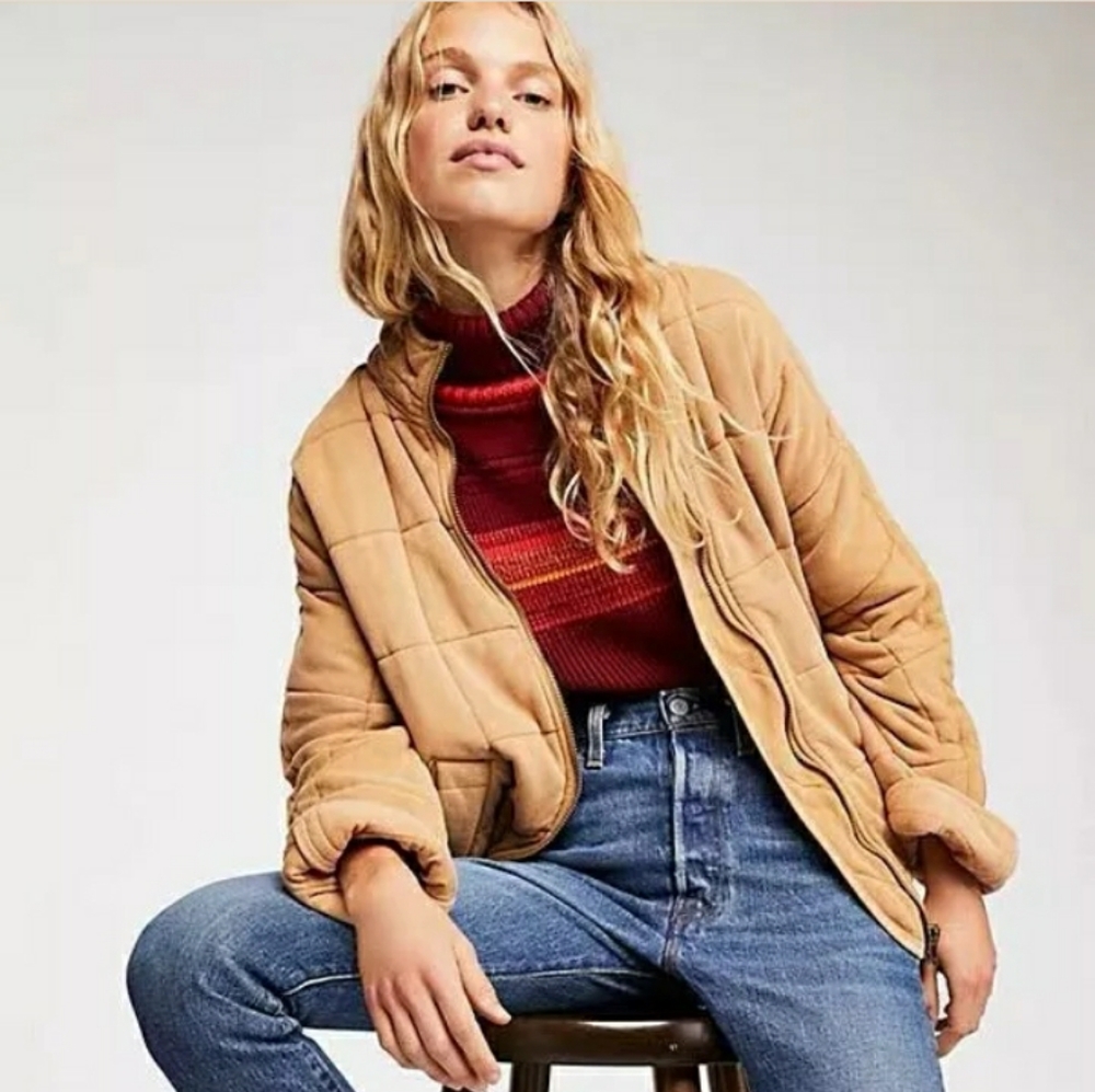 Free People Domain quilted jacket
